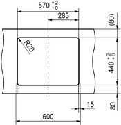 Мойка Franke BCX 110-55 TL сталь фото 4 в Челябинске