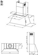 Вытяжка настенная Bertazzoni KR70HER1NDA фото 3 в Челябинске