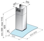 Вытяжка Korting KHC 9972 X фото 2 в Челябинске
