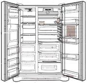 Холодильник Smeg SBS800P9 фото 3 в Челябинске