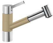 Смеситель Blanco Tivo-S chrome/Silgranit шампань фото в Челябинске