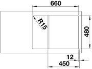 Мойка BLANCO ZIA 45 S Compact Silgranit антрацит фото 3 в Челябинске