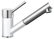 Смеситель Blanco Antas-S chrome/Silgranit белый фото в Челябинске