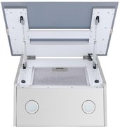 Вытяжка Maunfeld MERSEY 50 Inox Glass white фото 4 в Челябинске