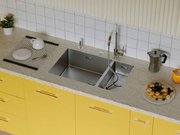 Мойка Omoikiri TAKI 69-2-U/IF SIDE GB-R фото 3 в Челябинске