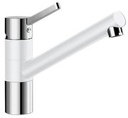 Смеситель Blanco Tivo chrome/Silgranit белый фото в Челябинске