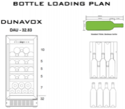 Винный шкаф Dunavox DAU-32.83B фото 2 в Челябинске