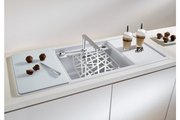 Мойка Blanco ALAROS 6S (с белой доской) SILGRANIT клапан-автомат InFino® кофе фото 2 в Челябинске