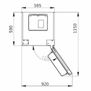 Холодильник Korting KNFC 62029 GW фото 3 в Челябинске