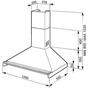 Вытяжка Smeg KD120X-2 фото 2 в Челябинске