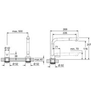 Смеситель Franke 311 хром фото 3 в Челябинске
