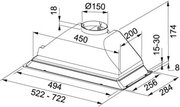 Встраиваемая вытяжка Franke FBI 502 ECO GR фото 3 в Челябинске