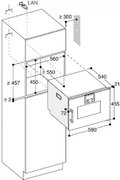 Комбинированный духовой шкаф-пароконвектомат Gaggenau BSP260101 фото 3 в Челябинске