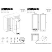 Винный шкаф Dunavox DX-119.386DSS фото 4 в Челябинске