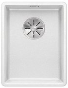 Мойка Blanco SUBLINE 320-F отводная арматура InFino® белый фото в Челябинске