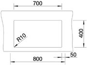 Мойка BLANCO CLARON 700-U нержавеющая сталь Durinox фото 4 в Челябинске