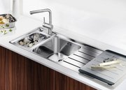 Мойка Blanco Axis 6 II S-IF Steamer Edition крыло слева нержавеющая сталь фото 2 в Челябинске