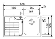 Мойка Franke ZOT 614 чаша справа фото 3 в Челябинске