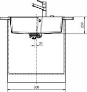 Мойка Franke UBG 610-72 снежно-белый фото 3 в Челябинске