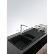 Смеситель Franke Smart Glenda выдвижной шланг нержавеющая сталь фото 4 в Челябинске