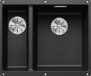 Мойка BLANCO SUBLINE 340/160-U Silgranit антрацит, чаша справа Мойка BLANCO SUBLINE 340/160-U Silgranit антрацит, чаша справа