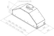 Встраиваемая вытяжка Pando GTI/725 INOX V.1050 ECO SEC PLUS фото 4 в Челябинске