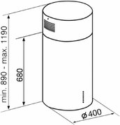 Вытяжка Korting KHA 4970 X Cylinder фото 4 в Челябинске