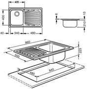 Мойка Smeg APM861D фото 2 в Челябинске