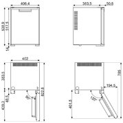 Минибар Smeg MTE40 фото 4 в Челябинске