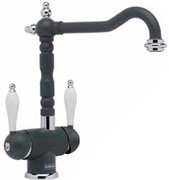 Смеситель Franke Old England графит (с двумя ручками) фото в Челябинске