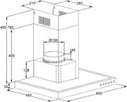 Вытяжка кухонная Maunfeld TSH 60 PUSH INOX фото 3 в Челябинске
