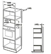 Встраиваемая микроволновая печь Brandt BMG2115X фото 4 в Челябинске