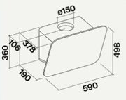 Вытяжка Falmec Tab 60 Grey фото 2 в Челябинске
