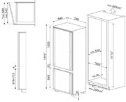 Встраиваемый холодильник Smeg C8174N3E1 фото 2 в Челябинске