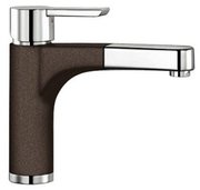 Смеситель Blanco Pylos-S chrome/Silgranit темная скала фото 2 в Челябинске