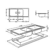 Мойка Smeg LQ116S фото 2 в Челябинске