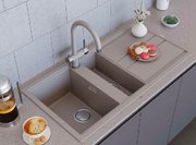 Мойка Omoikiri Kitagawa 100-2 WH фото 3 в Челябинске