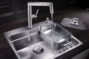 Мойка BLANCO ETAGON 500-IF/A нержавеющая сталь, клапан-автомат фото 3 в Челябинске