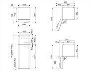 Холодильник Smeg FAB30LSV3 фото 3 в Челябинске