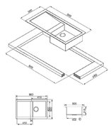 Мойка Smeg  LQ861DF фото 3 в Челябинске