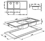 Мойка Smeg LM116S фото 2 в Челябинске