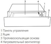 Встраиваемый подогреватель посуды Smeg CPR115B3 фото 3 в Челябинске