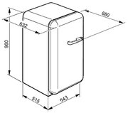 Холодильник Smeg FAB10LO фото 4 в Челябинске