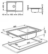Мойка Smeg LGM861D фото 2 в Челябинске