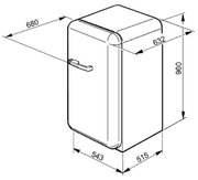 Холодильник Smeg FAB10RO фото 4 в Челябинске