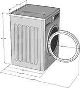 Встраиваемая стиральная машина Korting KWMI 14IS94 фото 3 в Челябинске