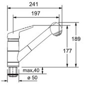 Смеситель Franke 160 хром фото 2 в Челябинске