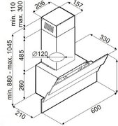 Кухонная вытяжка MAUNFELD Cascada Mini 60 темно бежевый фото 4 в Челябинске