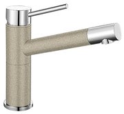 Смеситель Blanco Alta compact chrome/Silgranit песочный фото в Челябинске