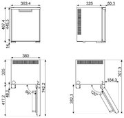Минибар Smeg MTE30 фото 4 в Челябинске